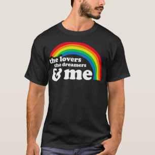 T-shirt Les Rêveurs Amoureux Et Moi Rainbow LGBT Connectio