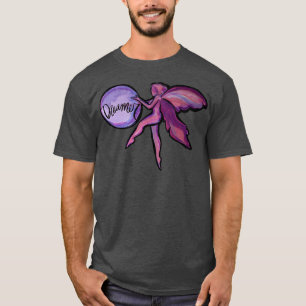 T-shirt Les rêveurs de fées roses et mignonnes rêvent sur