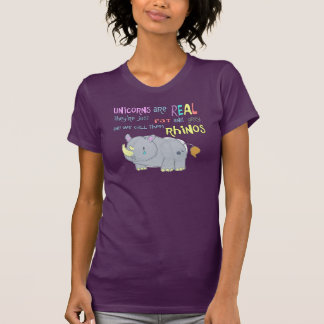 T-shirt les rhinocéros sont juste les licornes laides