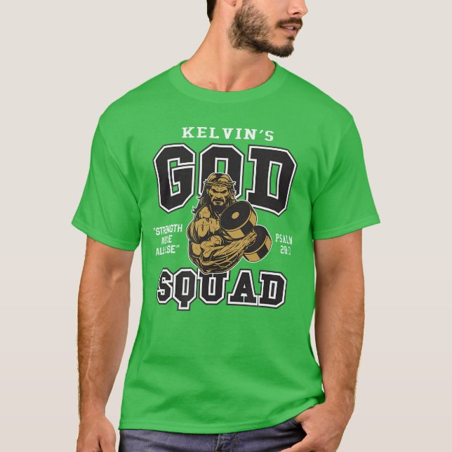 T-shirt Les Righteous Gemstones Kelvins God Squad (Devant)