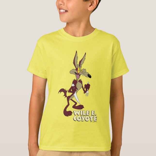 T-shirt Les rires rétro de LOONEY TUNES™| WILE E. COYOTE™ (Devant)