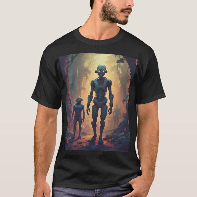 T-shirt les robots (Devant)