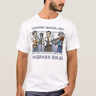 T-shirt Les roches de la région, mais le BLUEGRASS ORDONN