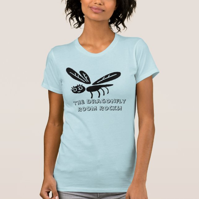 T-shirt Les roches de pièce de libellule ! (Devant)