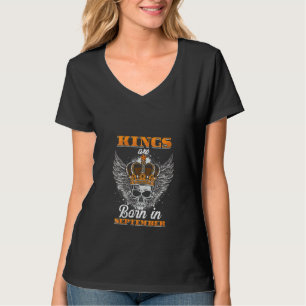 T-shirt Les Rois Femmes Sont Nés En Septembre Zodiac Sign