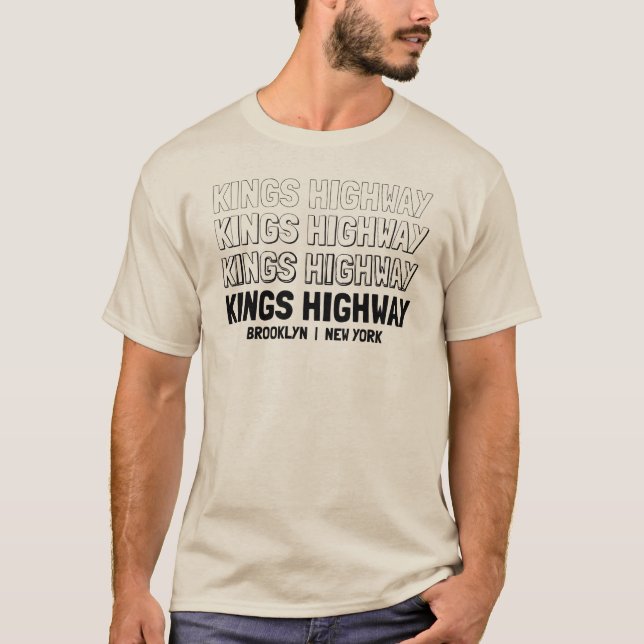 T-shirt Les Rois Highway - conception de croquis - hommes (Devant)