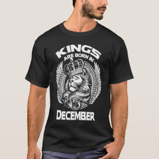 T-shirt Les rois naissent en décembre