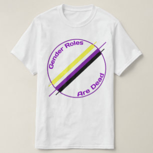 T-shirt Les rôles de genre sont pièce en t morte