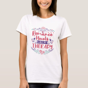 T-shirt Les romans romantiques sont ma thérapie