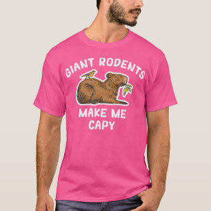 T-shirt Les rongeurs géants Capybara Me Rendent Capy Roden