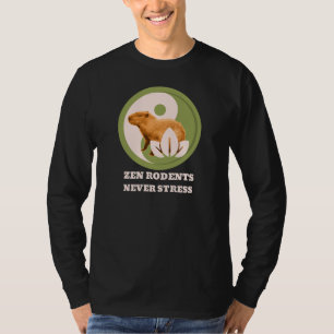 T-shirt Les rongeurs Zen ne stressent jamais Capybara