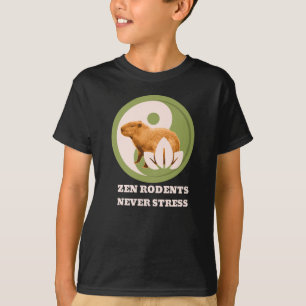T-shirt Les rongeurs Zen ne stressent jamais Capybara