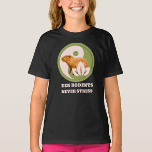 T-shirt Les rongeurs Zen ne stressent jamais Capybara