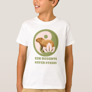 T-shirt Les rongeurs Zen ne stressent jamais Capybara