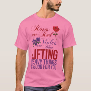 T-shirt Les roses sont rouges, des violettes sont bleus,