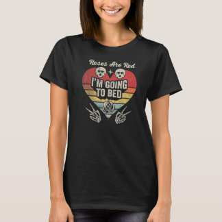T-shirt Les Roses vintages sont rouges Je vais aller au li
