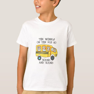 T-SHIRT LES ROUES SUR L'AUTOBUS