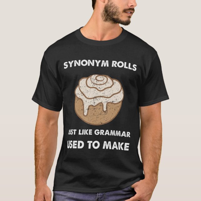 T-shirt les rouleaux de synonym exactement comme la gramma (Devant)