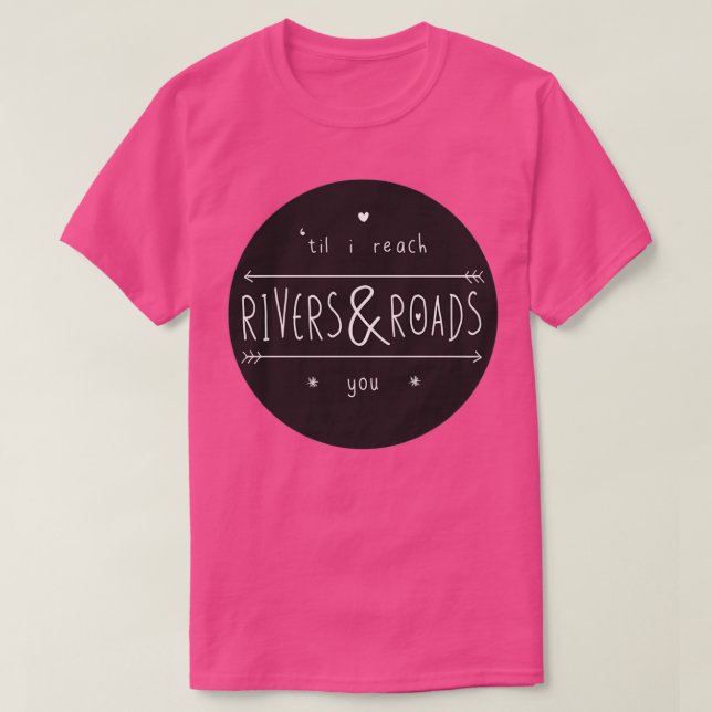 T-shirt Les routes des rivières (Design devant)