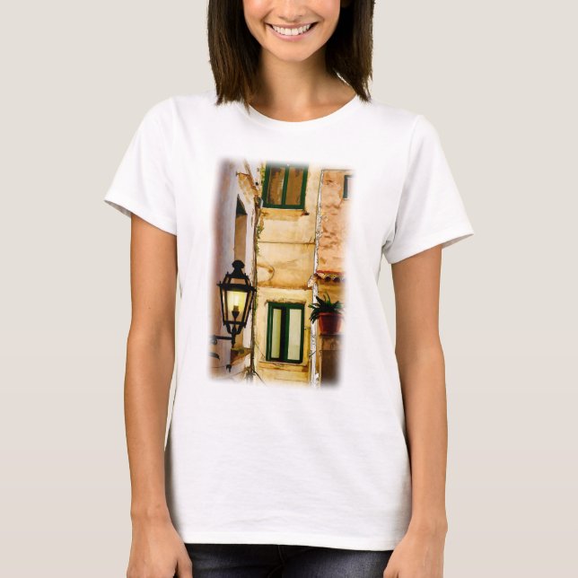 T-shirt Les rues arrière d'Amalfi (Devant)