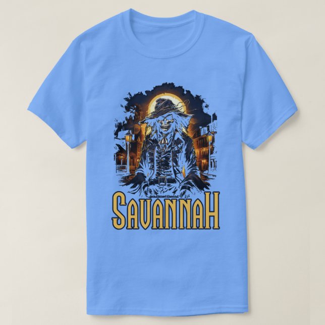 T-shirt Les rues de Savannah (Design devant)