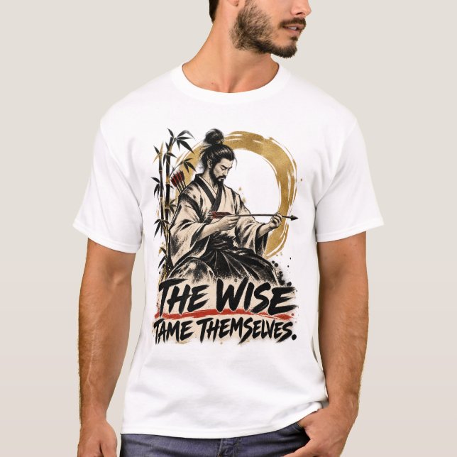 T-shirt Les Sages Se Domptent Dhammapada (Devant)