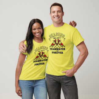 T-shirt Les Saisons Vont Et Vont Mais Les Coéquipiers Dern