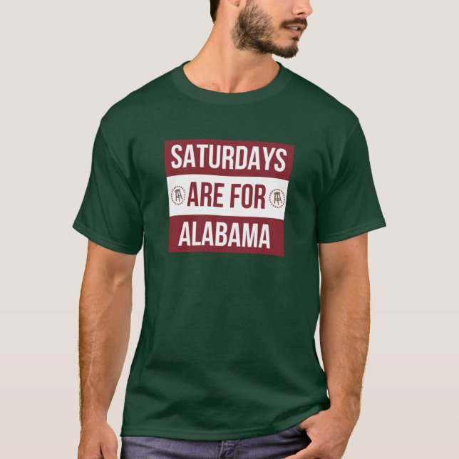 T-shirt Les samedis sont pour l'Alabama (Devant)