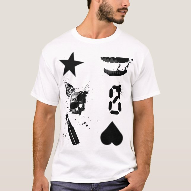 T-shirt Les sans fin vident (le noir) (Devant)