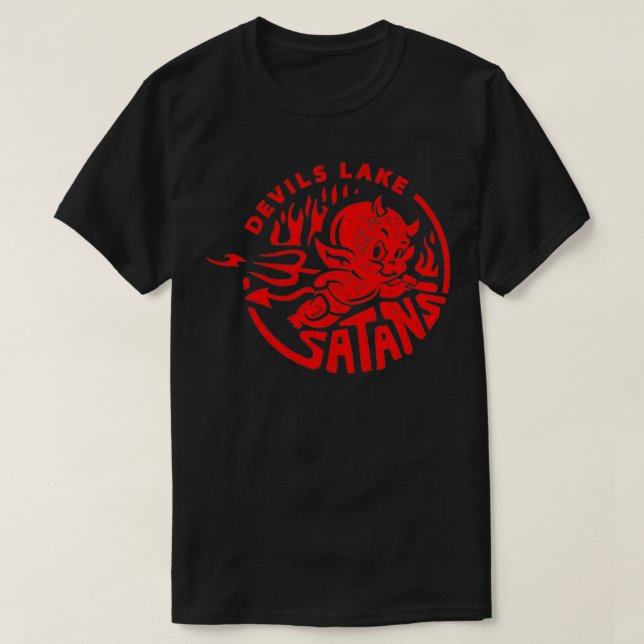 T-shirt LES SATANS DU LAC DE DEVIL - Le diable (Design devant)