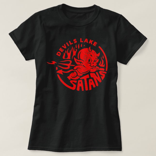 T-shirt LES SATANS DU LAC DE DEVIL - Le diable (Design devant)