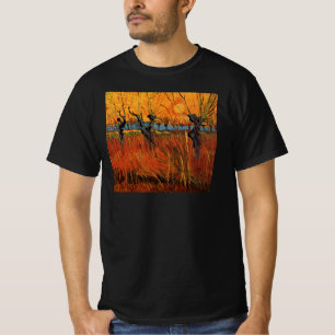 T-shirt Les saules au coucher du soleil par Vincent van Go