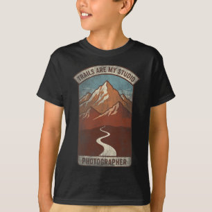 T-shirt Les sentiers sont mon studio photographe de nature
