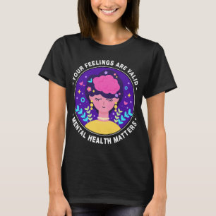 T-shirt Les sentiments sont valides Mois de sensibilisatio