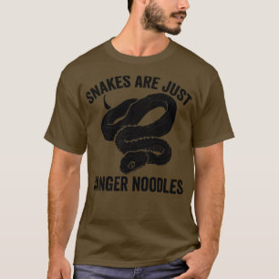 T-shirt Les Serpents Drôle Ne Sont Que Des Nouilles Danger