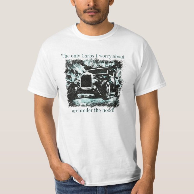 T-shirt Les Seules Carbes Qui M'Inquiètent (Devant)