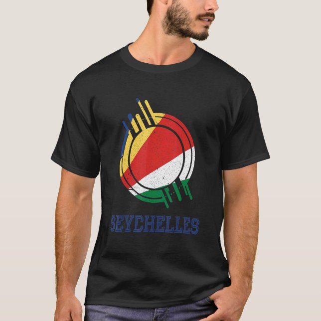 T-shirt Les Seychelles, mon pays (Devant)