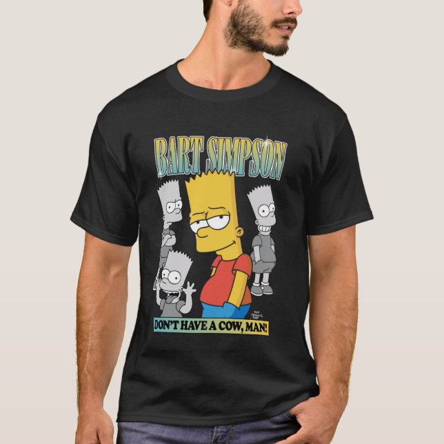 T-shirt Les Simpsons Humeurs de Bart Simpson (Devant)