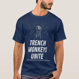 T-shirt Les singes de Trentch s'unissent