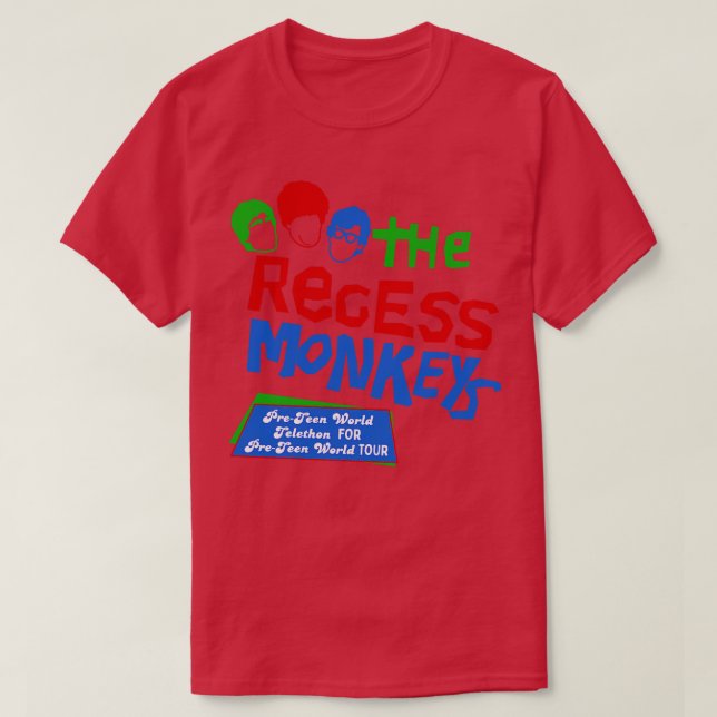 T-shirt Les singes des arbres (Design devant)