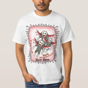 T-shirt Les singes des blocs volants