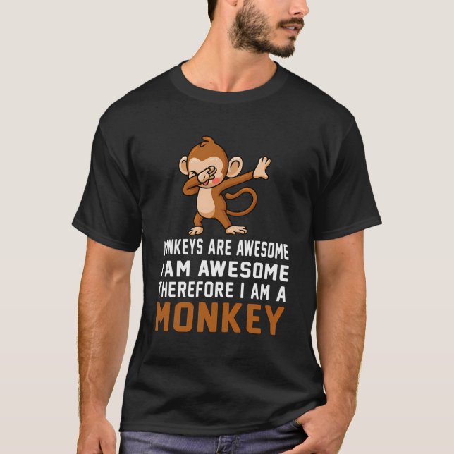 T-shirt Les singes Sont Des Enfants Filles Garçons Singes (Devant)