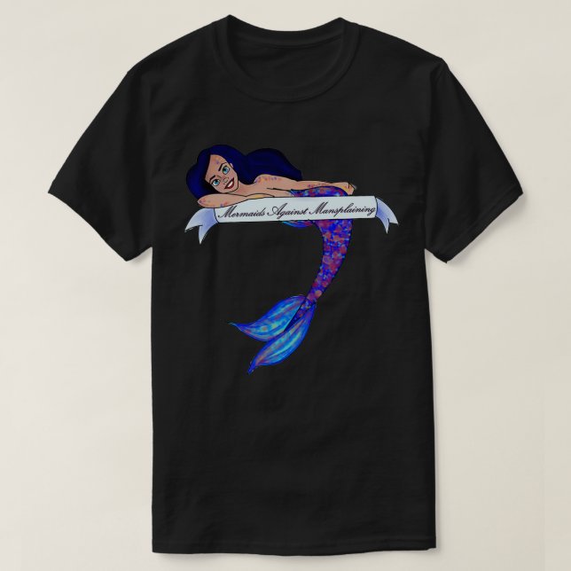 T-shirt Les sirènes contre la manipulation (Design devant)