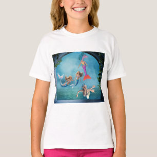 T-shirt Les sirènes s'amusent.