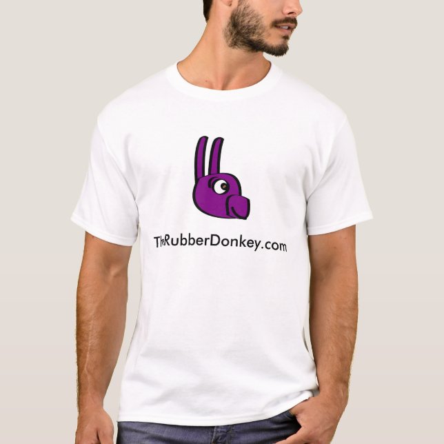 T-shirt Les slogans en caoutchouc v6 d'âne (Devant)