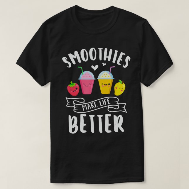 T-shirt Les smoothies rendent la vie plus facile Blender F (Design devant)