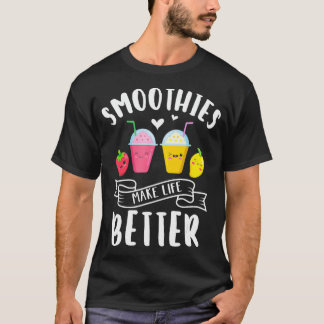 T-shirt Les smoothies rendent la vie plus facile Blender F