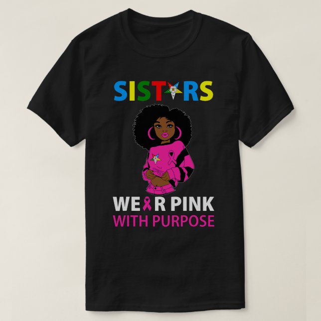 T-shirt Les soeurs OES de la Colombie-Britannique portent  (Design devant)
