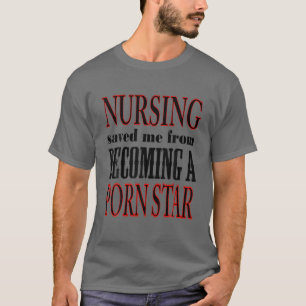 T-shirt Les Soins Nocturnes m'ont sauvé de devenir RN LPN