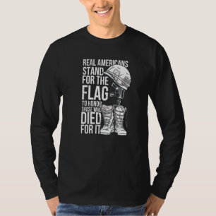 T-shirt Les soldats américains citent des bottes de casque